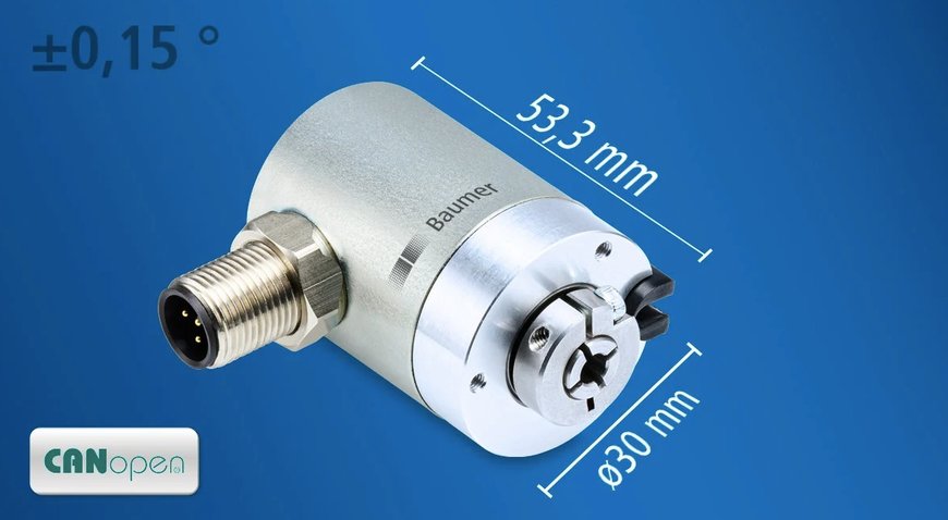 Smallest CANopen rotary encoder for medical technology and mobile automation
